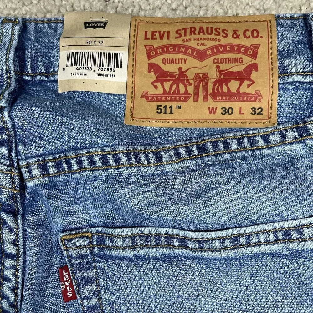 Levi's Men's 511‎ Slim Fit Flex Jeans 30x32 Fit 29x32 Medium Blue Wash 045115856